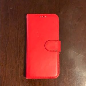 Samsung Galaxy S8 phone case with card pockets